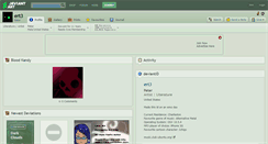 Desktop Screenshot of ert3.deviantart.com