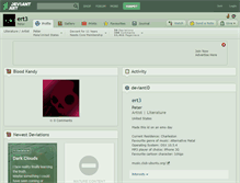 Tablet Screenshot of ert3.deviantart.com