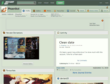 Tablet Screenshot of phoenikoi.deviantart.com
