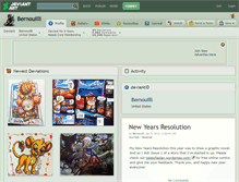 Tablet Screenshot of bernouilli.deviantart.com