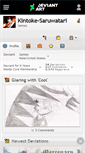 Mobile Screenshot of kintoke-saruwatari.deviantart.com