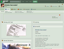 Tablet Screenshot of kintoke-saruwatari.deviantart.com