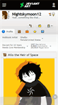 Mobile Screenshot of nightskymoon12.deviantart.com