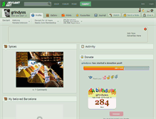 Tablet Screenshot of grindysss.deviantart.com