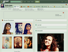 Tablet Screenshot of lizzie-jane.deviantart.com