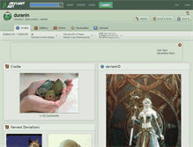Tablet Screenshot of duranin.deviantart.com