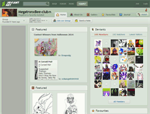 Tablet Screenshot of megatronxbee-club.deviantart.com