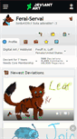 Mobile Screenshot of feral-serval.deviantart.com