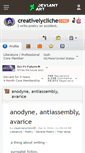 Mobile Screenshot of creativelycliche.deviantart.com