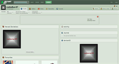 Desktop Screenshot of custodius-87.deviantart.com