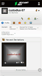 Mobile Screenshot of custodius-87.deviantart.com