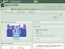 Tablet Screenshot of happy-tree-friendz.deviantart.com