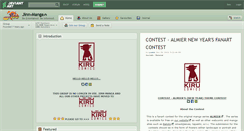 Desktop Screenshot of jinn-manga.deviantart.com
