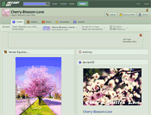 Tablet Screenshot of cherry-blossom-love.deviantart.com