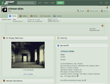 Tablet Screenshot of crimson-skies.deviantart.com