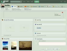 Tablet Screenshot of dudidu.deviantart.com