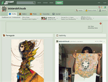 Tablet Screenshot of lalalandofclouds.deviantart.com