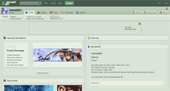 Desktop Screenshot of manaskin.deviantart.com