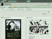 Tablet Screenshot of geoberserker.deviantart.com