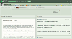 Desktop Screenshot of not-worth-it.deviantart.com
