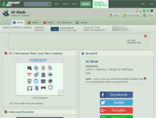 Tablet Screenshot of mr-blade.deviantart.com