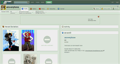Desktop Screenshot of answerphone.deviantart.com