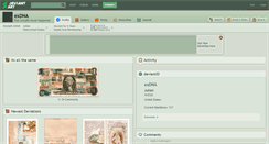 Desktop Screenshot of exdna.deviantart.com