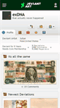 Mobile Screenshot of exdna.deviantart.com