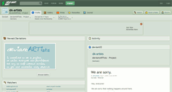 Desktop Screenshot of da-artists.deviantart.com