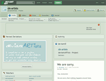 Tablet Screenshot of da-artists.deviantart.com