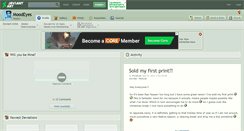 Desktop Screenshot of moodeyes.deviantart.com