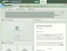 Tablet Screenshot of moodeyes.deviantart.com