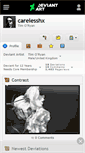 Mobile Screenshot of carelesshx.deviantart.com
