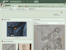 Tablet Screenshot of gearann.deviantart.com