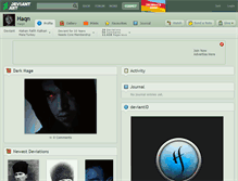 Tablet Screenshot of haqn.deviantart.com