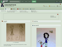 Tablet Screenshot of catsaremyfriends.deviantart.com