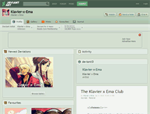 Tablet Screenshot of klavier-x-ema.deviantart.com