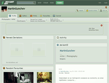 Tablet Screenshot of martingunchev.deviantart.com
