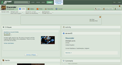 Desktop Screenshot of draconder.deviantart.com