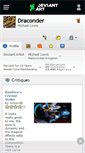 Mobile Screenshot of draconder.deviantart.com