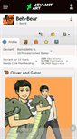Mobile Screenshot of beh-bear.deviantart.com