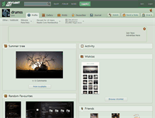 Tablet Screenshot of drumss.deviantart.com