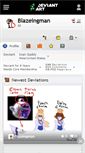 Mobile Screenshot of blazeingman.deviantart.com