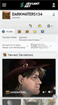 Mobile Screenshot of darkwaters134.deviantart.com