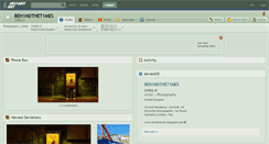 Desktop Screenshot of beh1ndthet1mes.deviantart.com