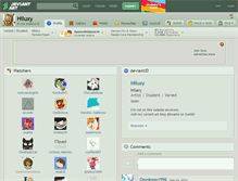 Tablet Screenshot of hiluxy.deviantart.com