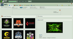 Desktop Screenshot of masfx.deviantart.com