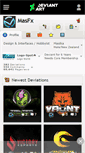 Mobile Screenshot of masfx.deviantart.com