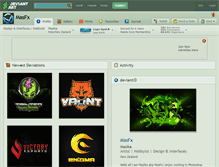 Tablet Screenshot of masfx.deviantart.com