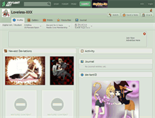 Tablet Screenshot of loveless-xxx.deviantart.com